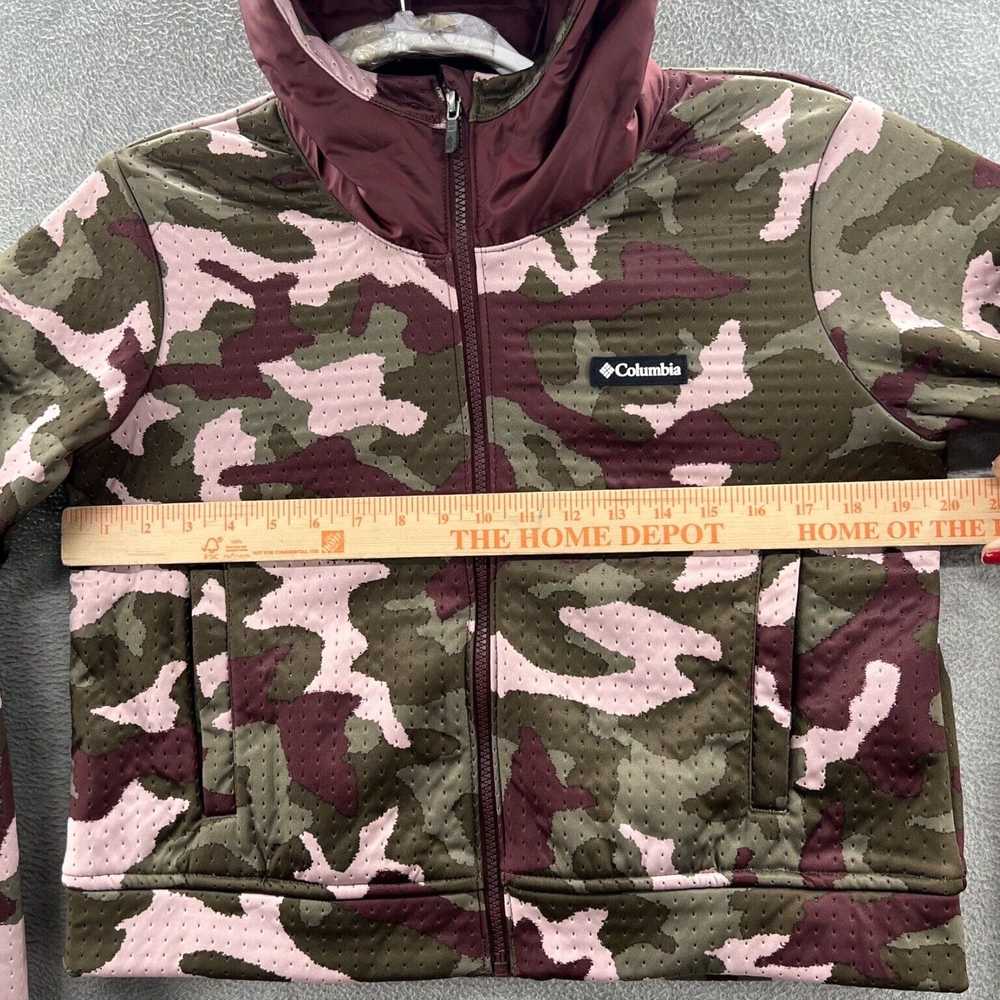 Pinko Columbia Pink Camouflage Hooded Full Zip Ja… - image 5