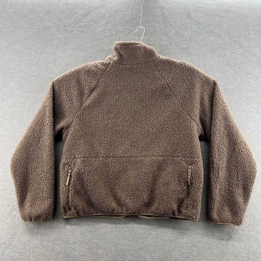 Vintage Brown Sherpa Fleece Full Zip Jacket for W… - image 2