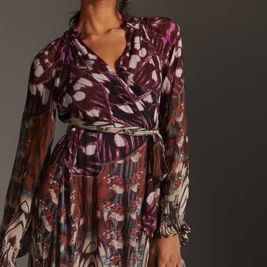 Anthropologie long sleeve wrap dress - image 1