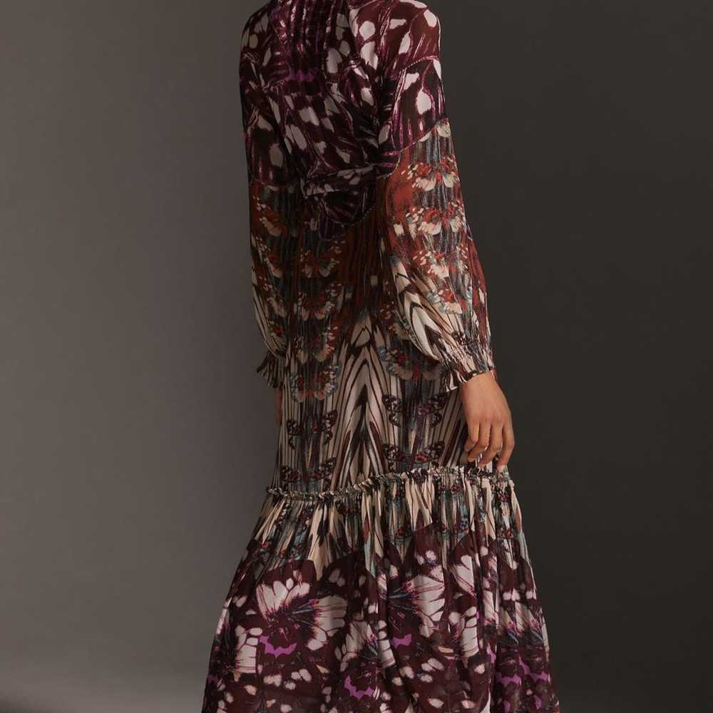 Anthropologie long sleeve wrap dress - image 2