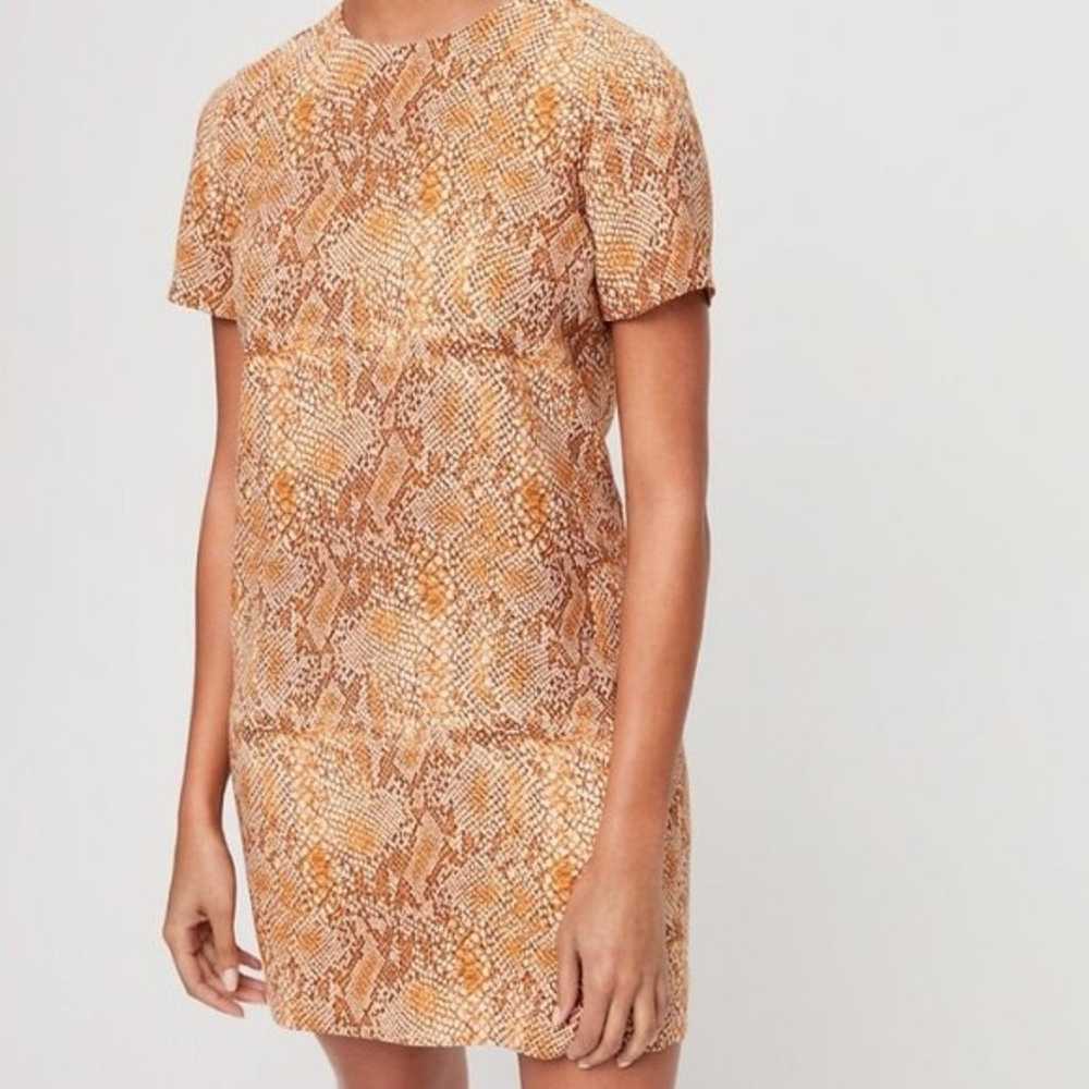 Aritzia Babaton Patricio Snake Print Mini Dress - image 1