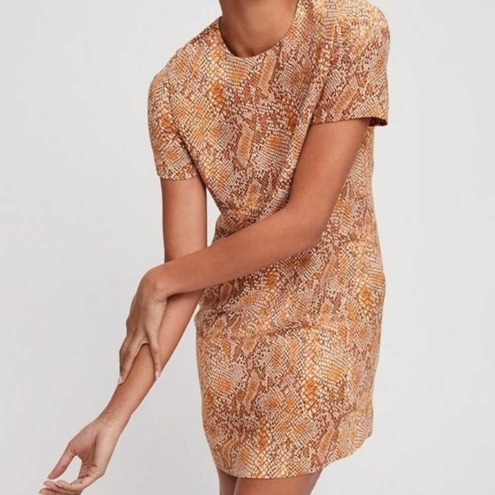 Aritzia Babaton Patricio Snake Print Mini Dress - image 2