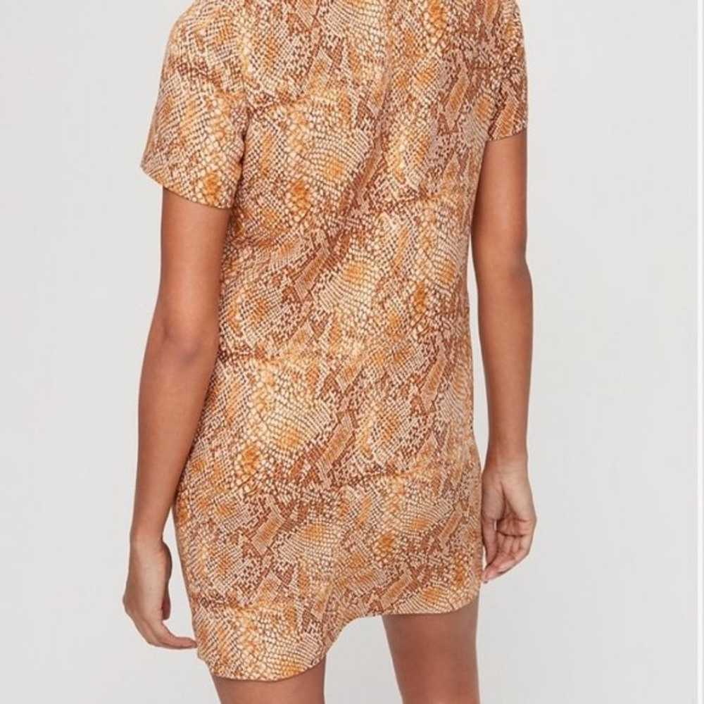 Aritzia Babaton Patricio Snake Print Mini Dress - image 3