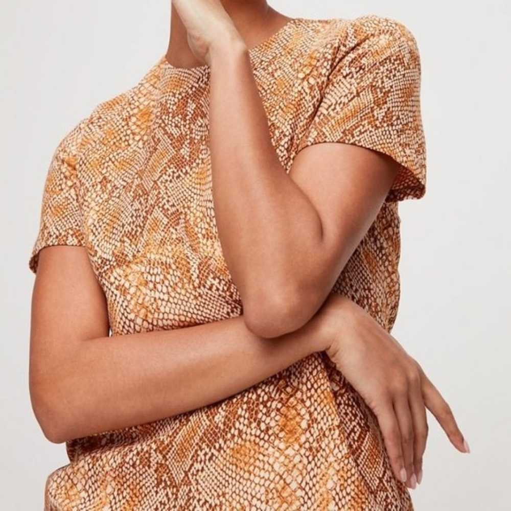 Aritzia Babaton Patricio Snake Print Mini Dress - image 4