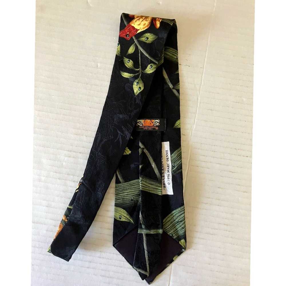 Vintage Silk Jacquard Bruce's Rainforest Necktie … - image 5