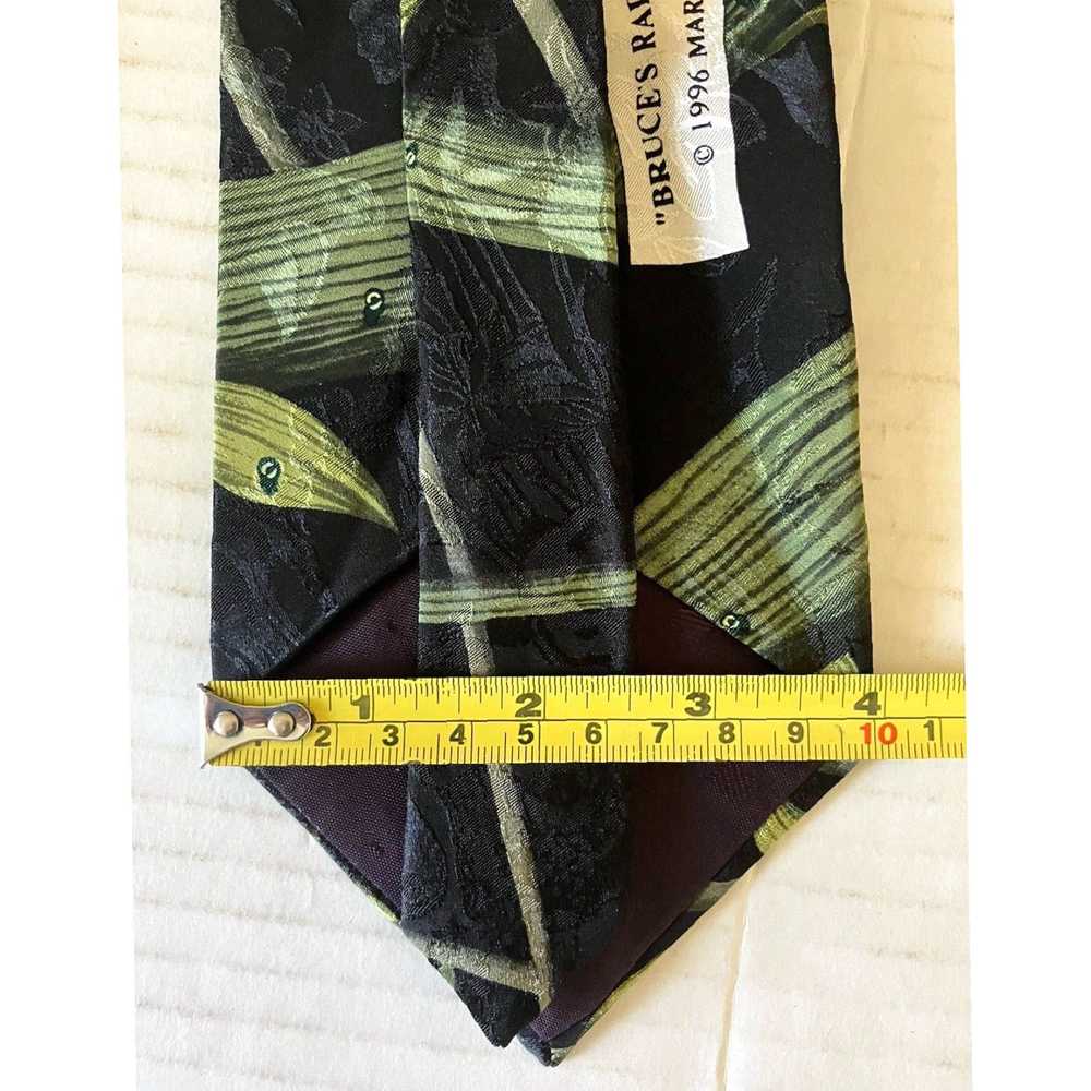 Vintage Silk Jacquard Bruce's Rainforest Necktie … - image 8