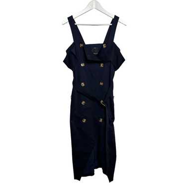 C/MEO Collective Framework Dress Navy Blue Midi D… - image 1