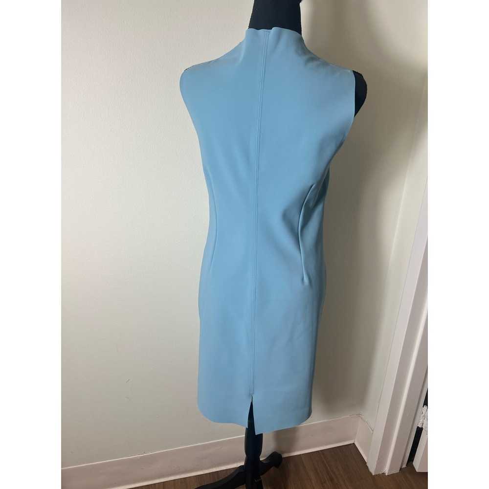 m2057 Light Blue Shift Dress Sz M - image 3