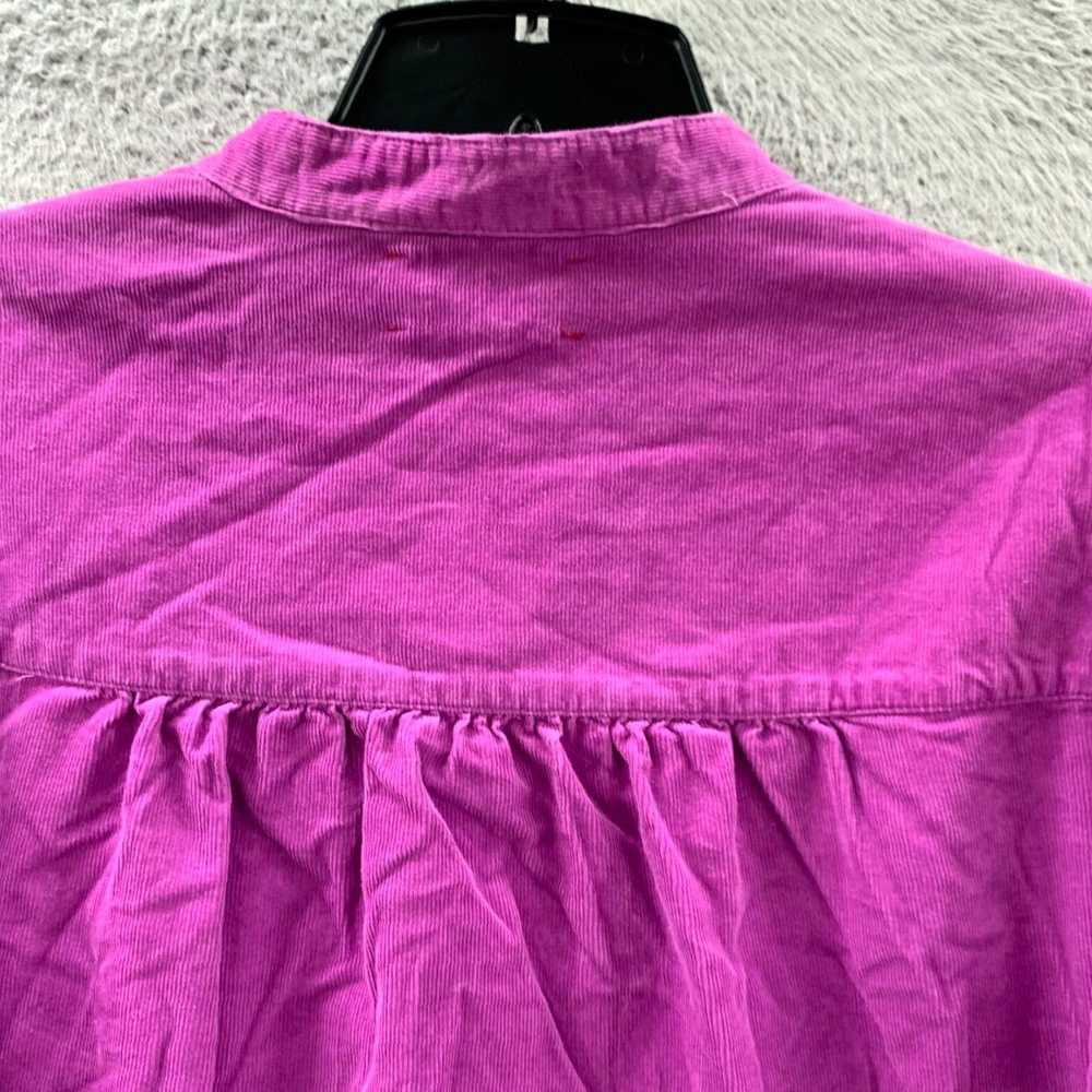 Xirena Purple Corduroy Long Sleeve Small Top for … - image 5