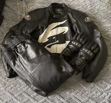 q*2様 KUSHITANI real leather single rider Kushitani leather jacket riding - Gem
