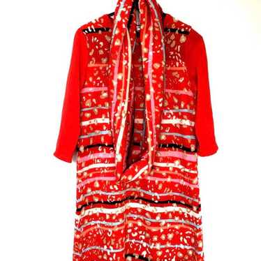 LEONARD Knit Dress and Scarf (Stole) 2-Piece Set - image 1