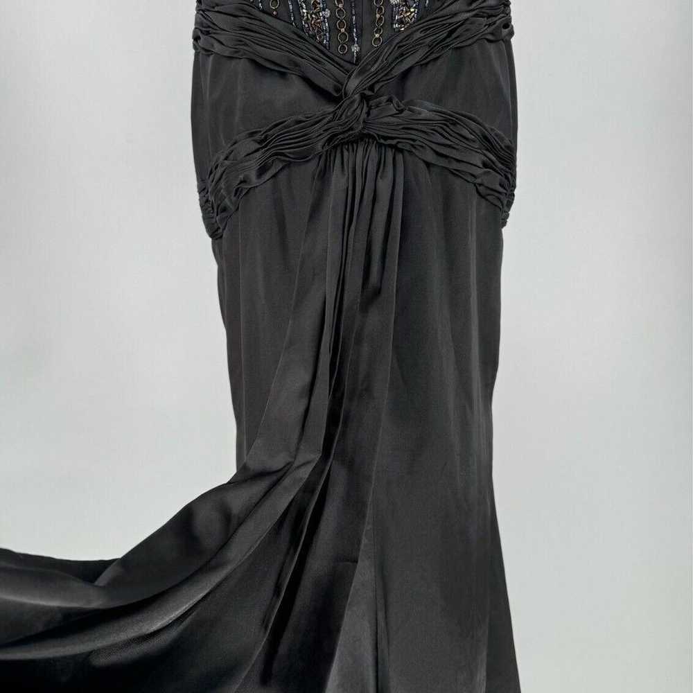 May Queen Womens Black Satin 30s Style Embellishe… - image 7