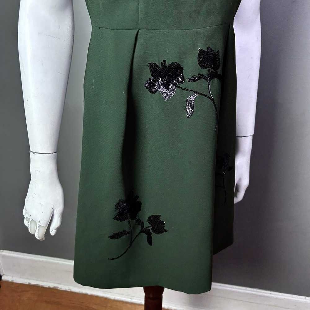 SportMax by Max Mara dress size 12 green floral s… - image 8