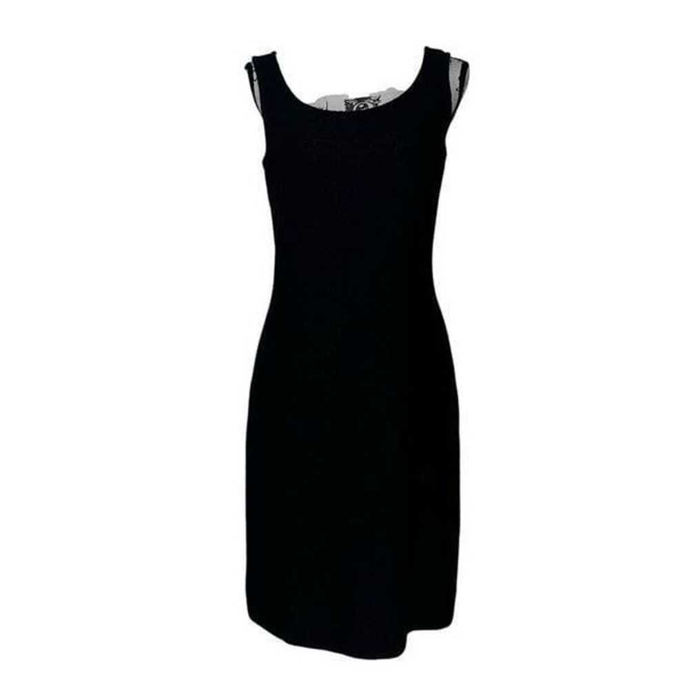 St. John black knit dress 6 - image 2