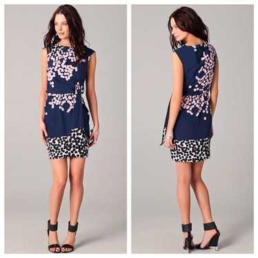 DVF Tamara Silk Dress Falling Dots - image 1