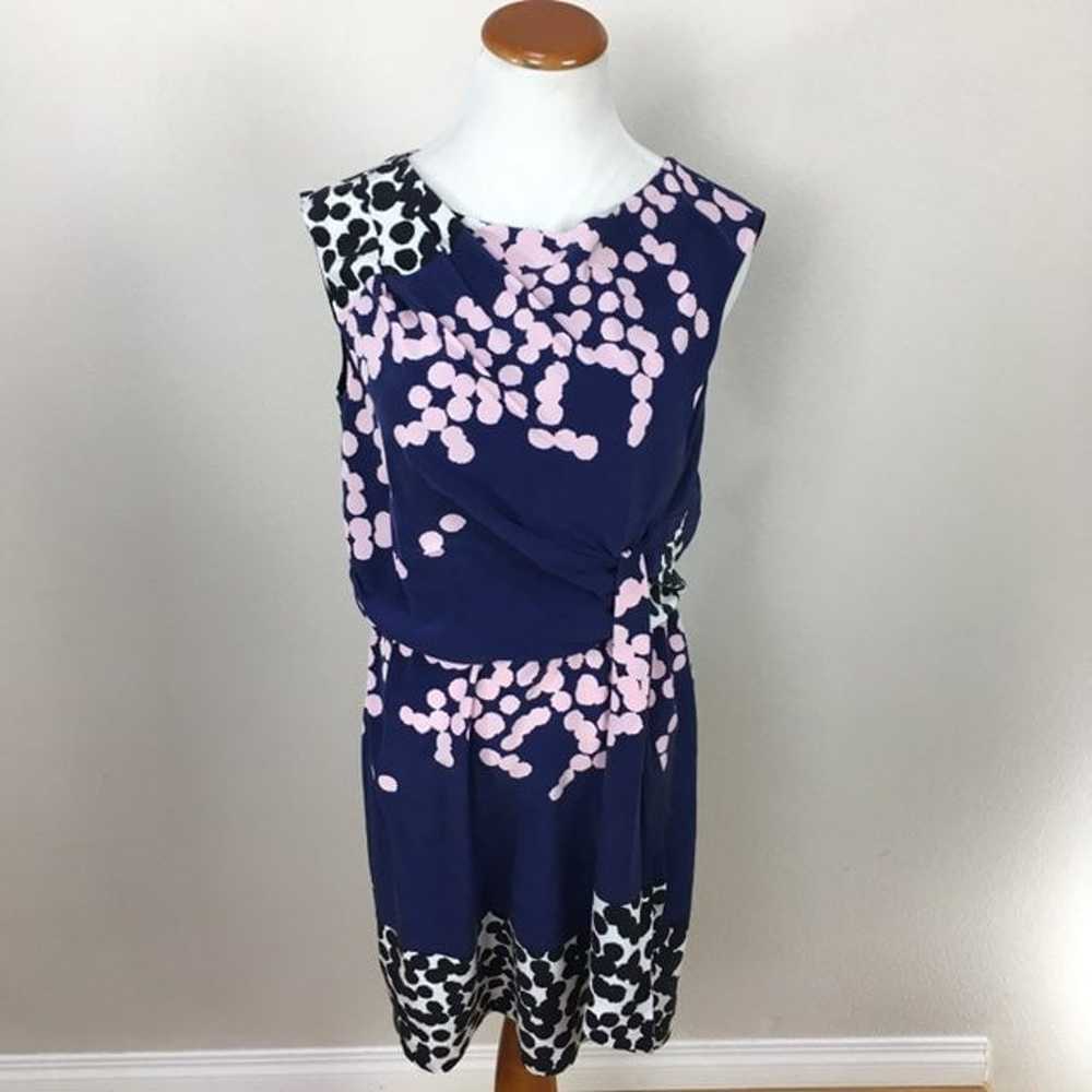 DVF Tamara Silk Dress Falling Dots - image 2