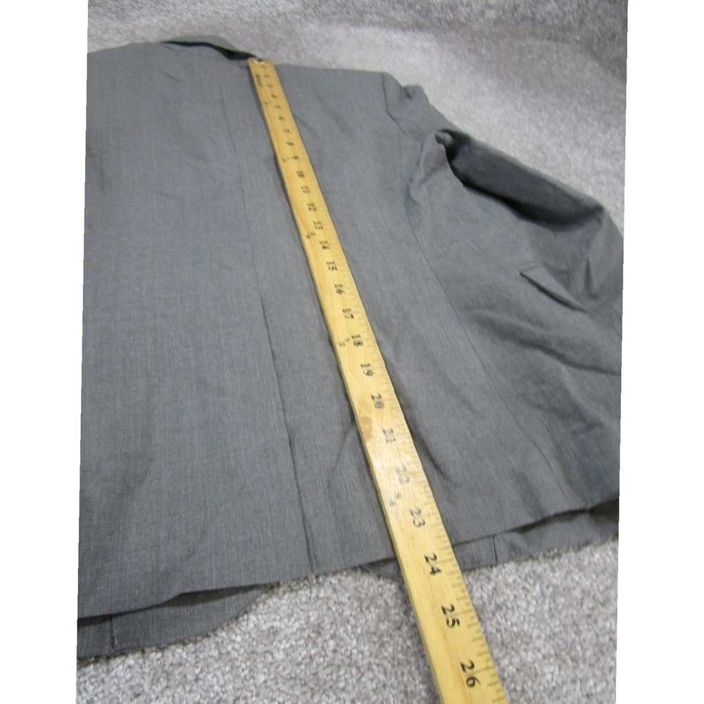 Theory Luxurious Gray Virgin Wool FourButton Full… - image 4