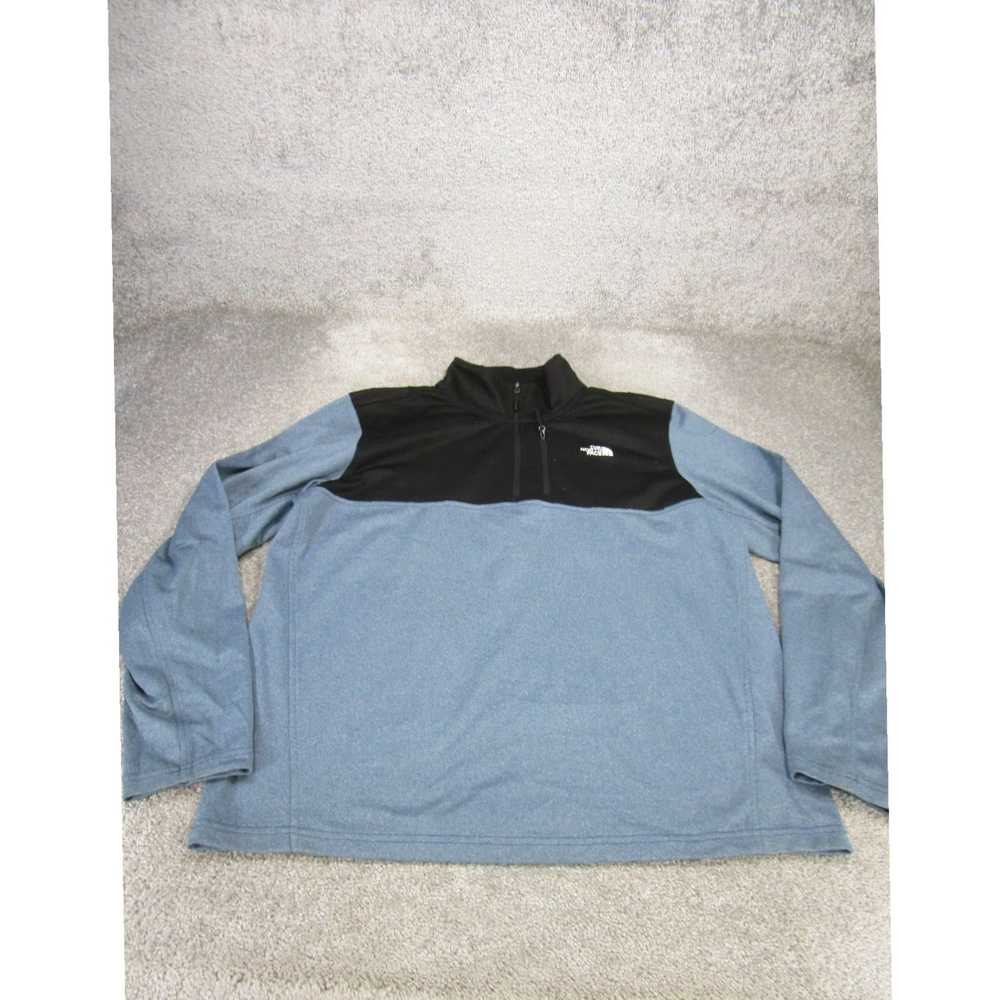 The North Face Blue Mock Neck Pullover Sweatshirt… - image 1