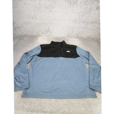 The North Face Blue Mock Neck Pullover Sweatshirt… - image 1