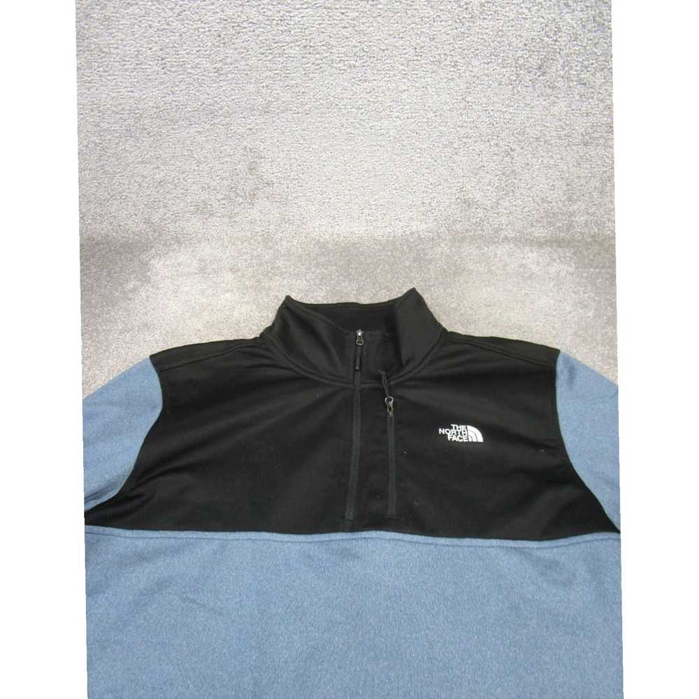 The North Face Blue Mock Neck Pullover Sweatshirt… - image 2