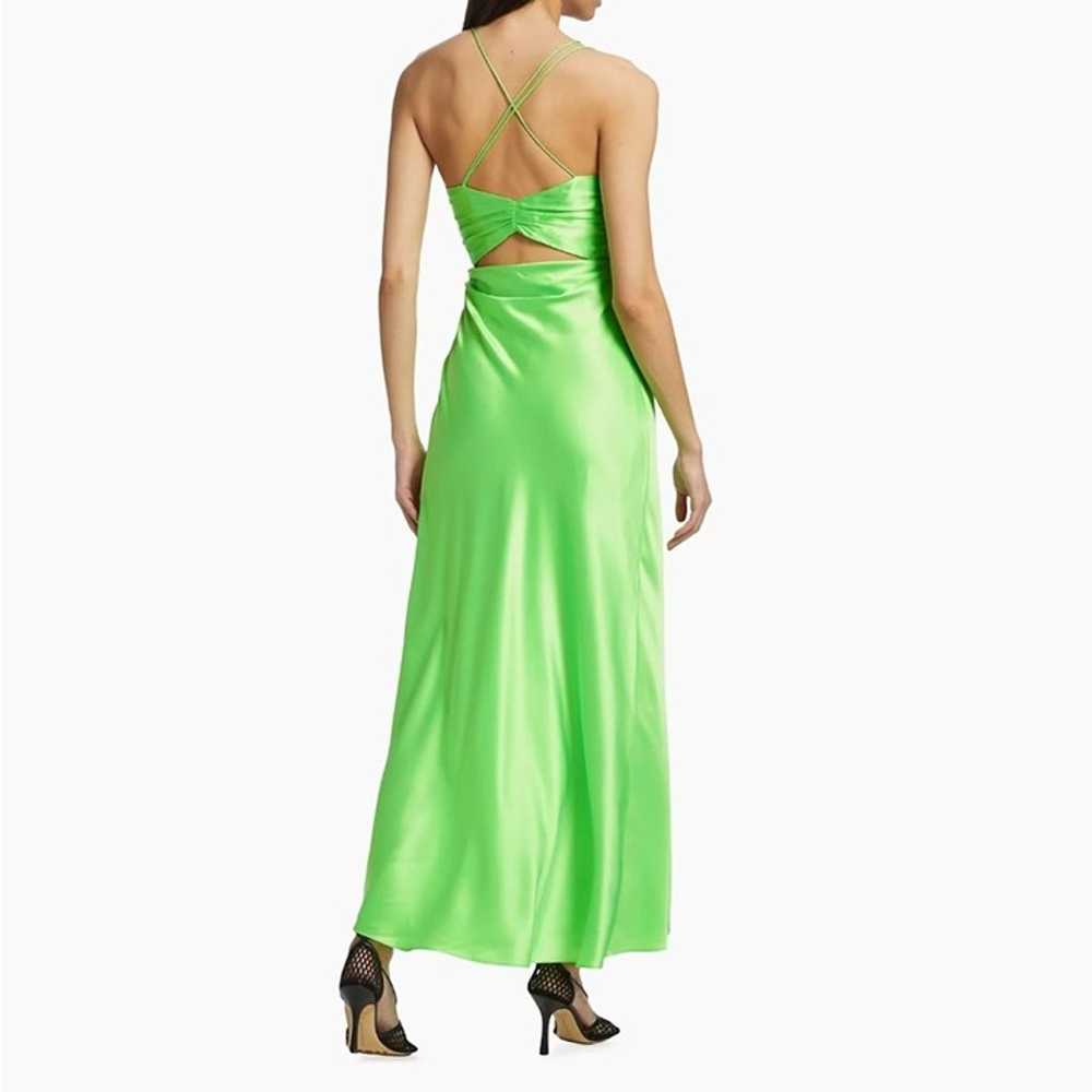 THE SEI Strappy Floor Length Dress in Lime Size S… - image 9