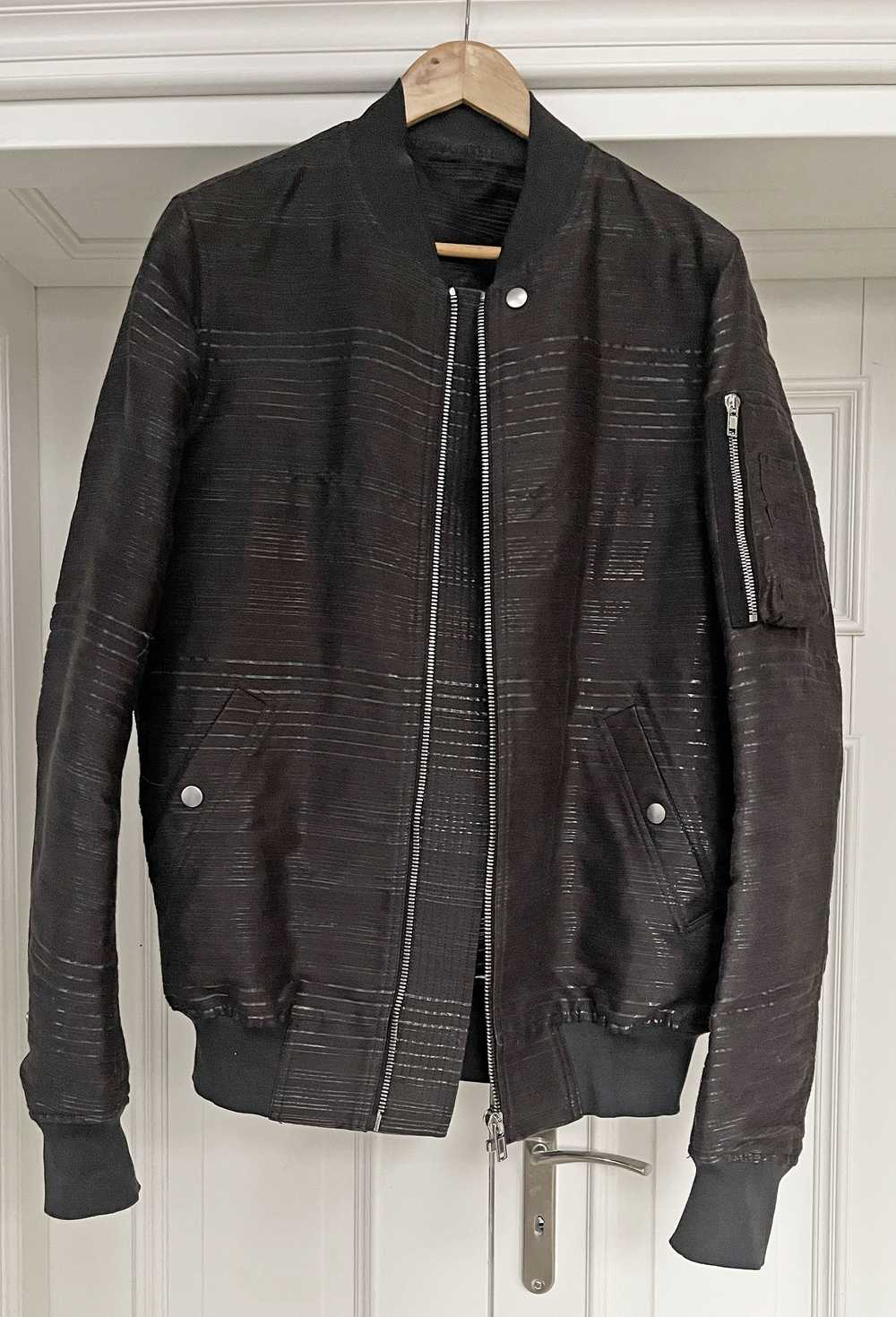 Rick Owens SS18 Dirt Black Bomber - image 1