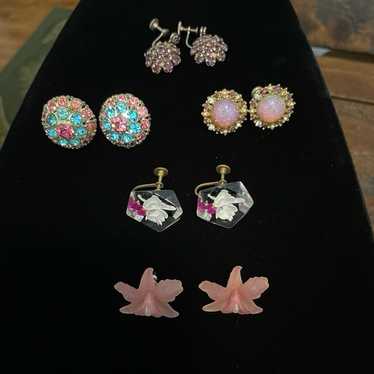 Lot of 5 Vintage Earring Sets