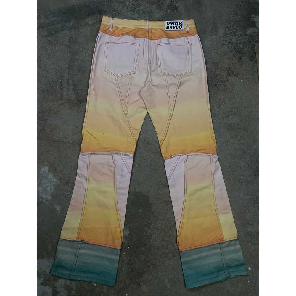 Who Decides War WDW Jeans Multi Color Used 34 - image 3