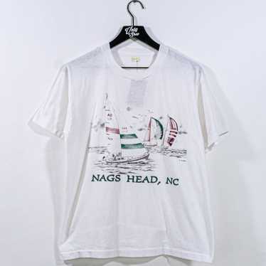 Art × Arts & Science × Vintage Sailboat T-Shirt N… - image 1