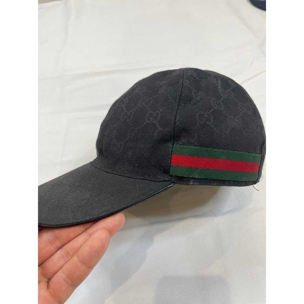 Gucci Gucci Hat Black Monogram Medium - image 3