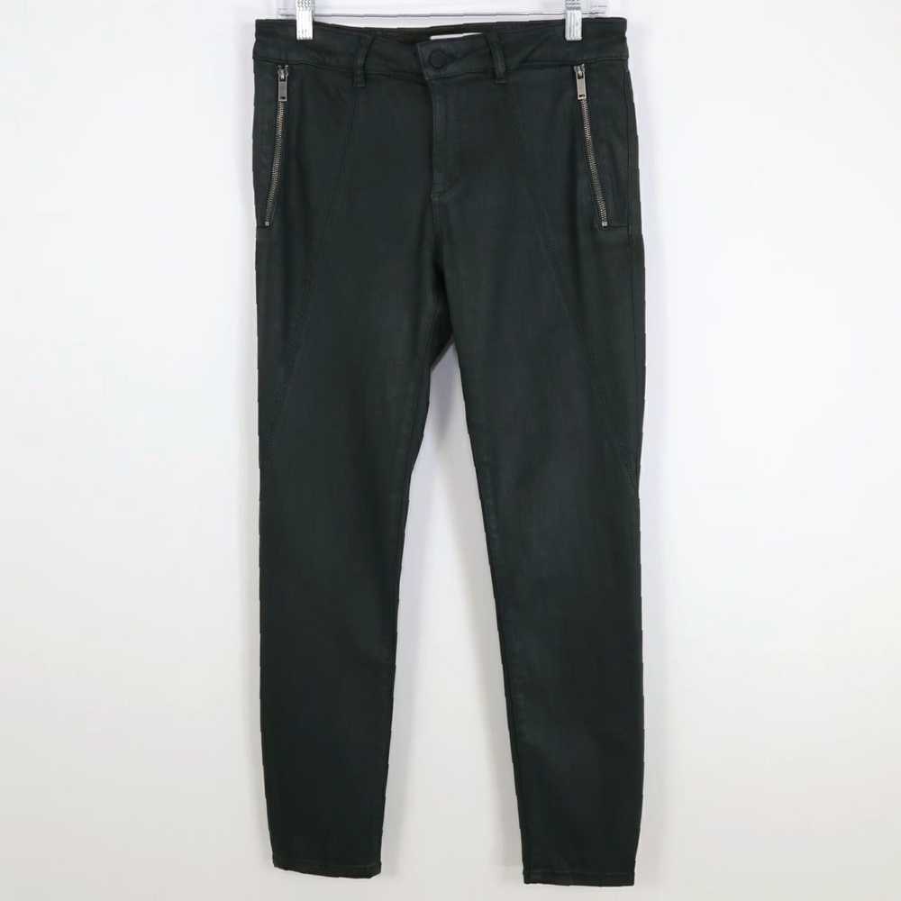 Dl1961 Coated Green Ankle Skinny Jeans with Insta… - image 1