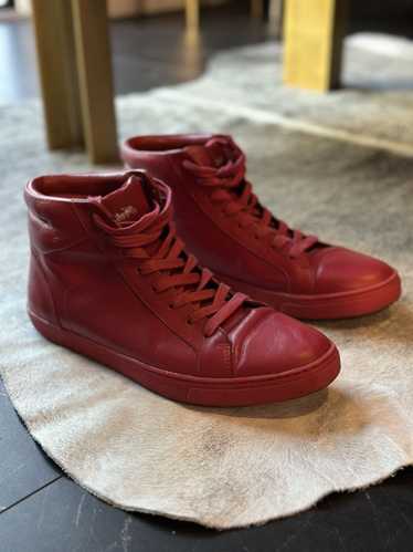 Coach Coach High Top Leather Sneakers - image 1