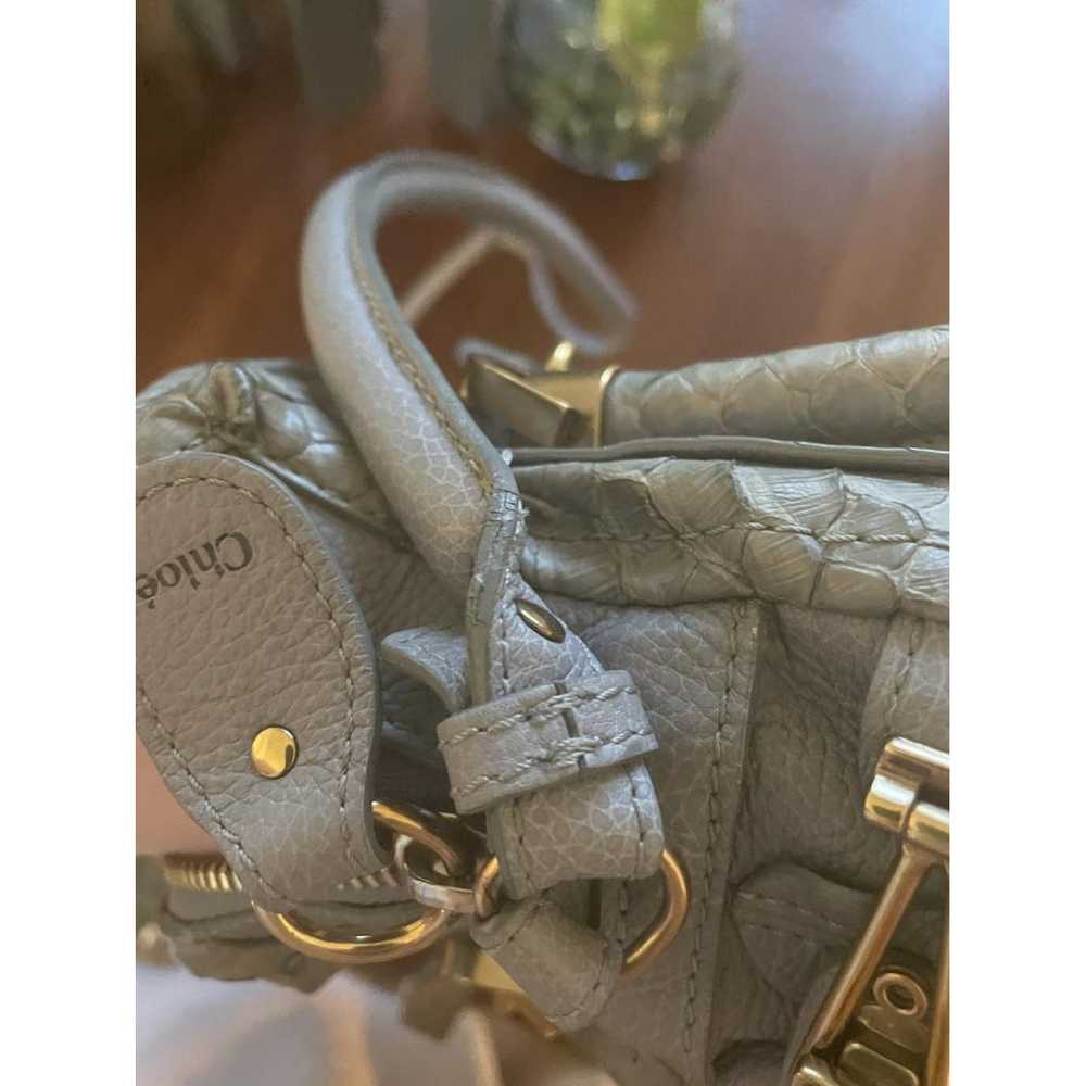 Chloé Paraty python handbag - image 4