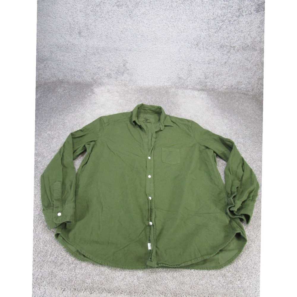 Frank & Eileen Green Cotton Long Sleeved Button U… - image 1