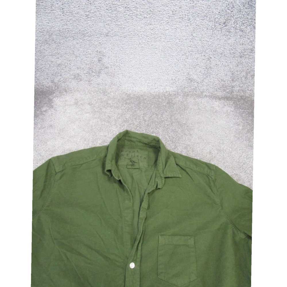 Frank & Eileen Green Cotton Long Sleeved Button U… - image 2