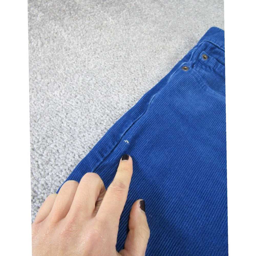 Levi's Mens Slim Fit Blue Corduroy Trousers 31X29… - image 3