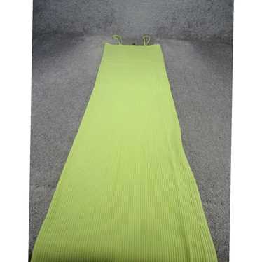 Zara Lime Green Sleek Slip Dress for Women in Lar… - image 1