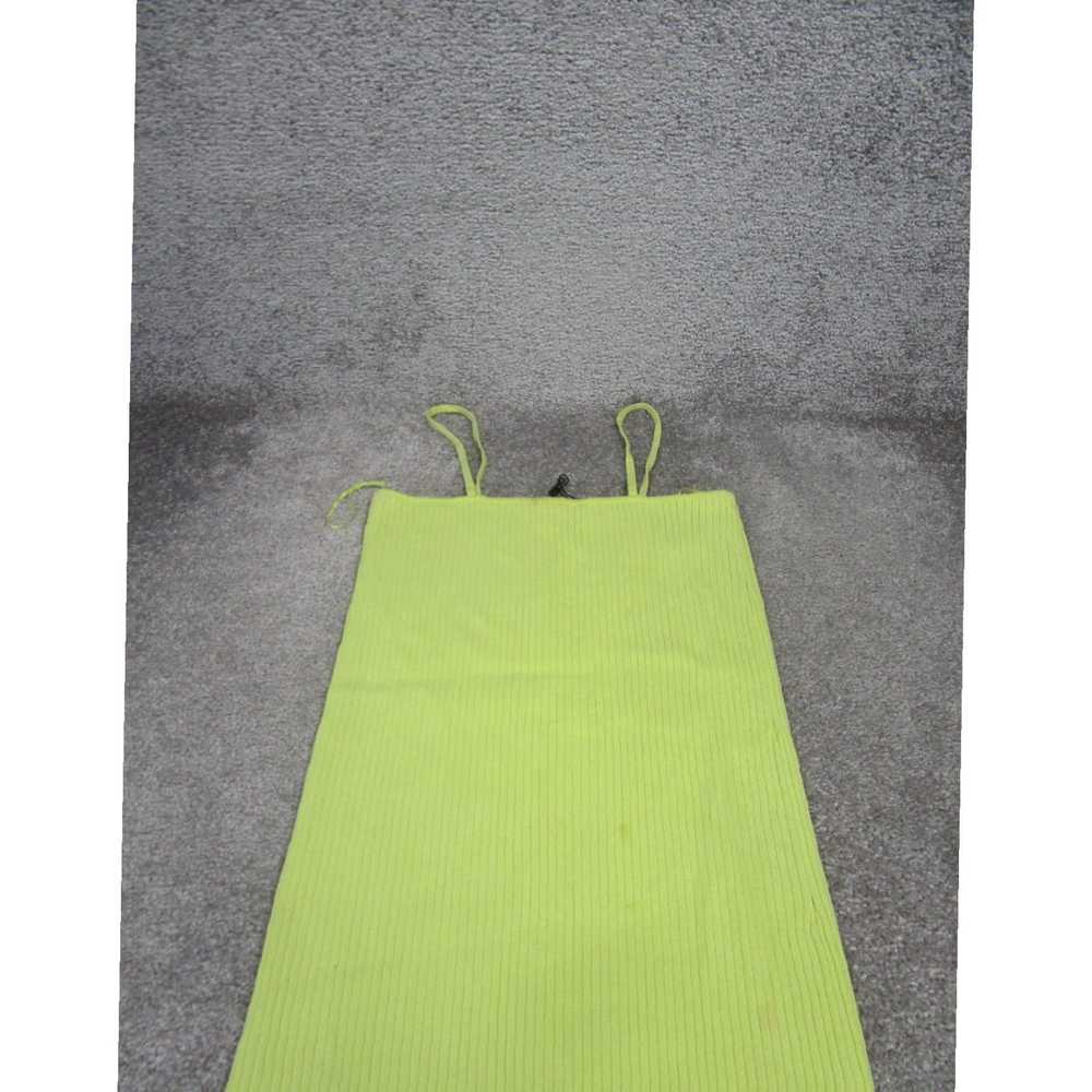 Zara Lime Green Sleek Slip Dress for Women in Lar… - image 2