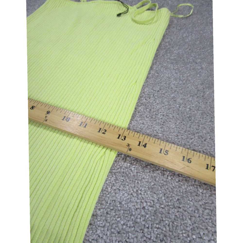 Zara Lime Green Sleek Slip Dress for Women in Lar… - image 6