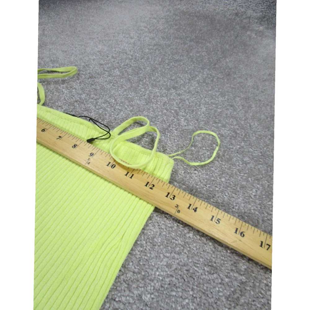 Zara Lime Green Sleek Slip Dress for Women in Lar… - image 7