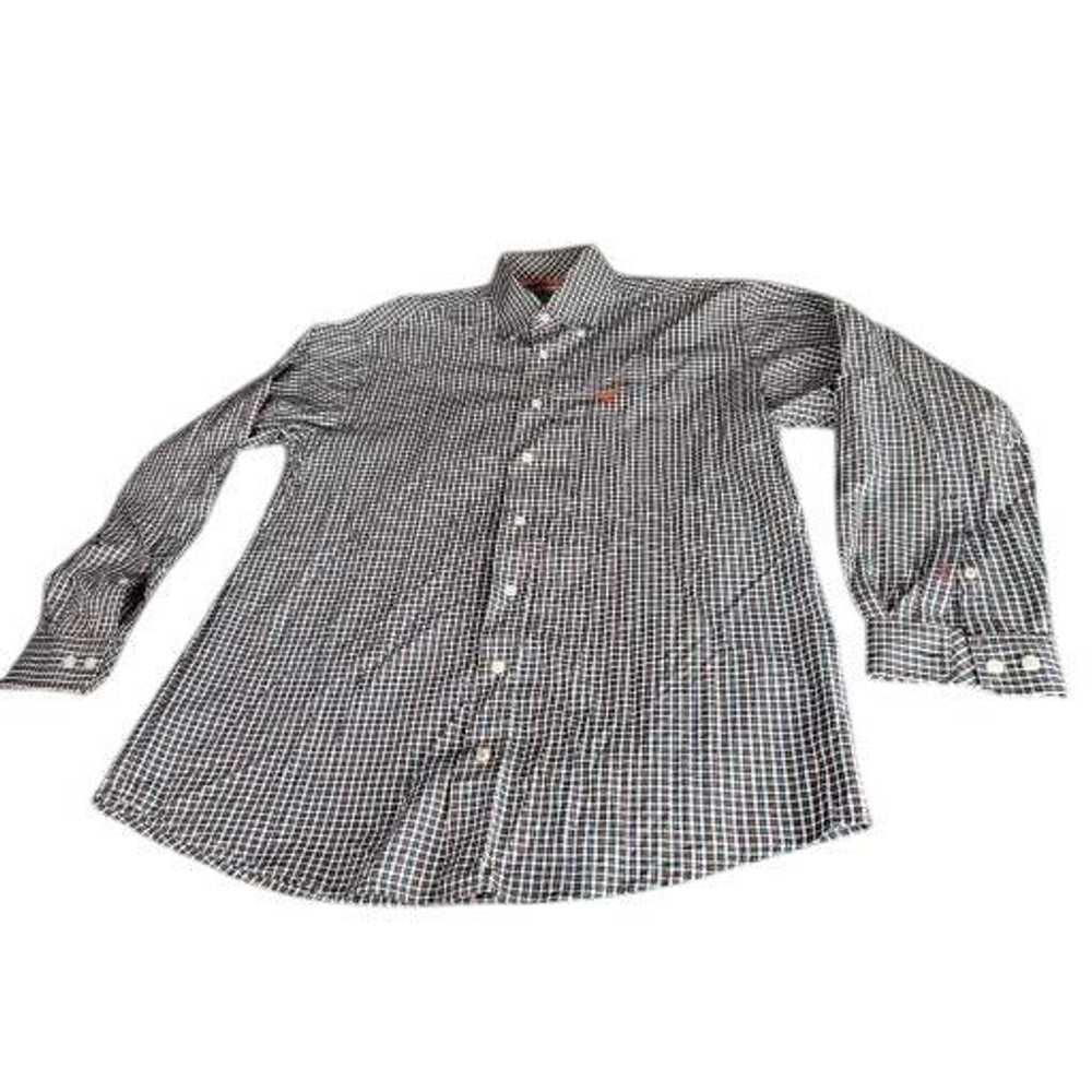 Cinch Cinch Button Up Shirt Men Sz S Plaid Long S… - image 1