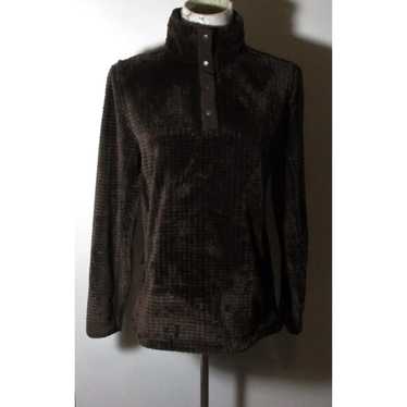 Orvis Brown Fleece Jersey Jacket for Women by ORV… - image 1