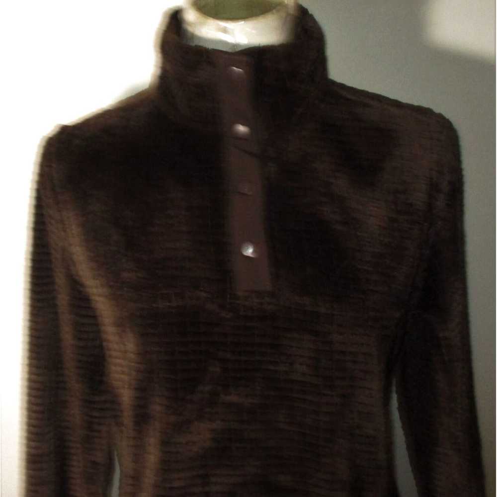 Orvis Brown Fleece Jersey Jacket for Women by ORV… - image 2