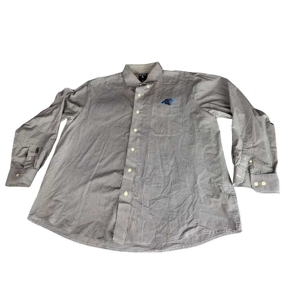 Antigua Charlotte Panthers Button Down Shirt Men … - image 1