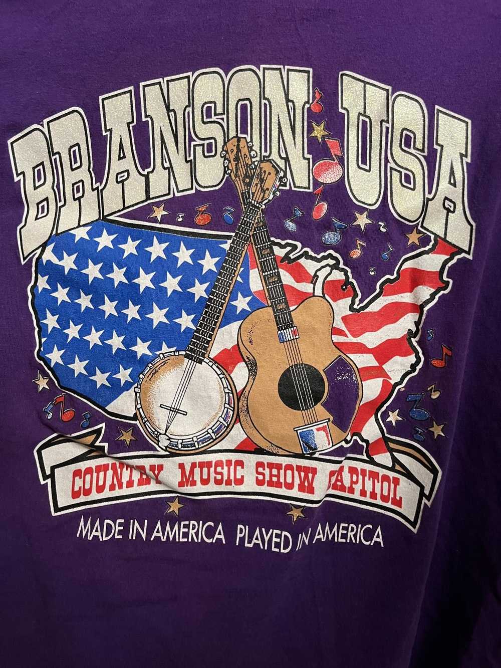 Designer VTG Branson USA T-shirt Country Music Ca… - image 3