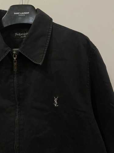 Vintage × Yves Saint Laurent Black YSL Jacket Cott