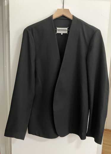 Maison Margiela Collarless Wool Blazer