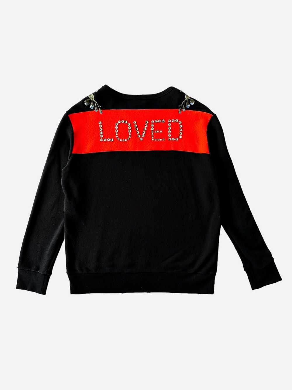 Gucci Gucci Black Bootleg Logo Embroidered Sweater - image 2