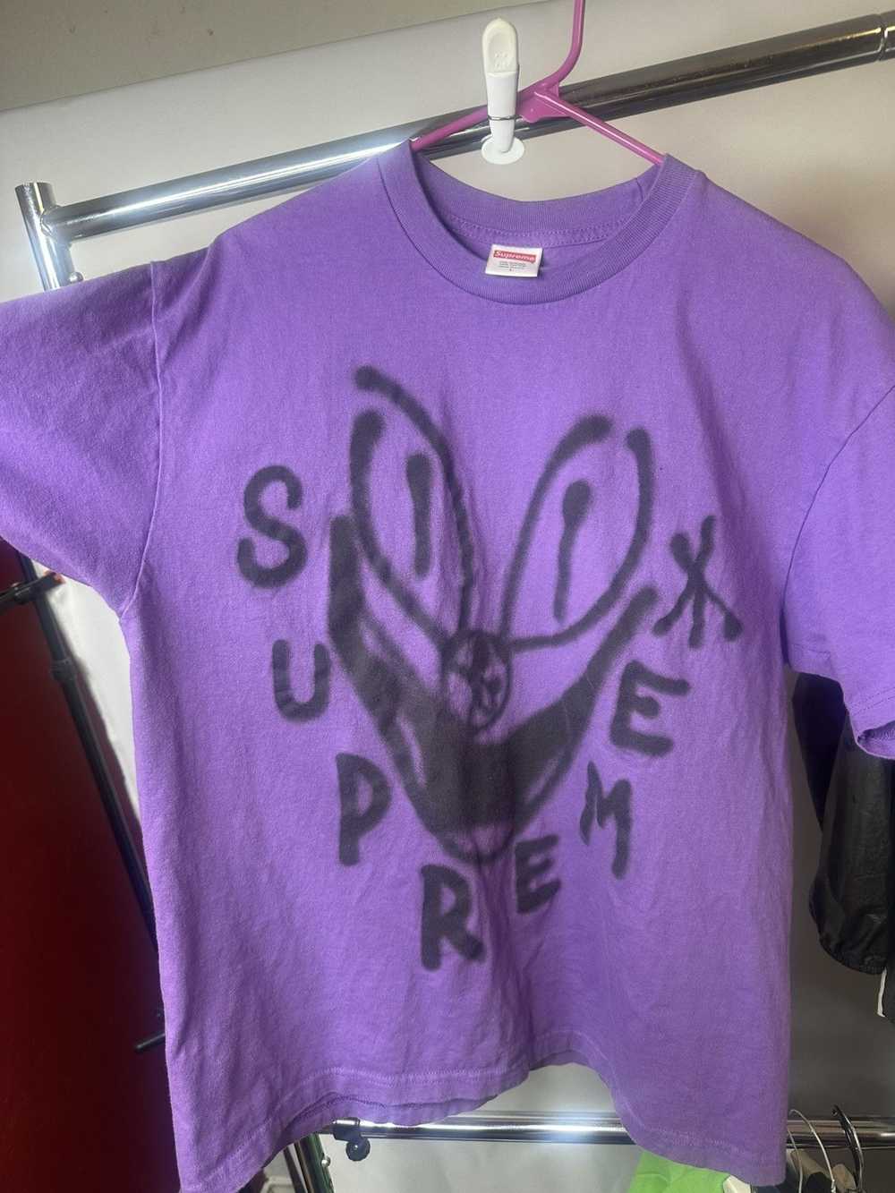 Supreme Supreme Smile Tee Size Large - Purple - image 1