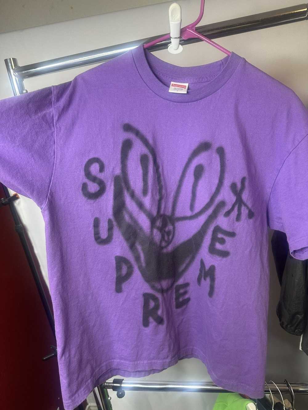 Supreme Supreme Smile Tee Size Large - Purple - image 2